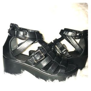 Black sandals